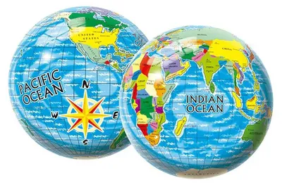 Obrázok produktu pre Guľôčková mapa sveta 23 cm