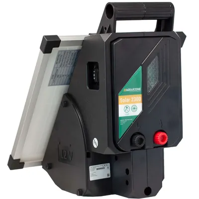 Zdjęcie produktu dla Agrarzone S 2300 – zasilacz do ogrodzeń pastwiskowych SOLAR 15 W 12 V, 2,30 J