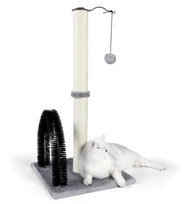 Productafbeelding van ANWA Hoge krabpaal met boog, zelfverzorgingsmassageapparaat, 81,3 cm