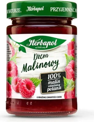 Zdjęcie produktu dla Dżem z malin odmiany Polka 280 g