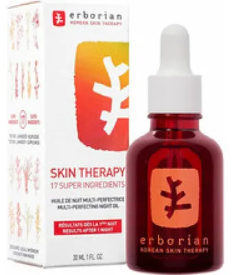 Zdjęcie produktu dla Erborian Skin Therapy, 10 ml, Kobiety, Skóra uniwersalna, Ujędrniający, Pouczający, Liftingujący, Odżywiający, Wygładzający, Zmiękczający, Buteleczka z kroplomierzem, AQUA/WATER - GLYCERIN - CAPRYLIC/CAPRIC TRIGLYCERIDE - GLUCONOLACTONE - HELIANTHUS ANNUUS...
