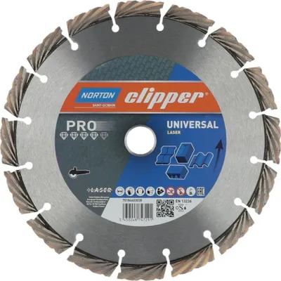 Immagine prodotto di Norton Clipper Disco Diamantato Pro Universal Laser - 230x22,2 mm