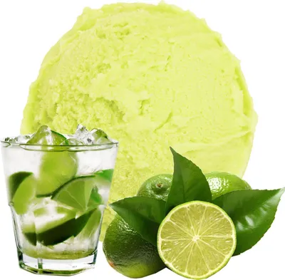 Produktbild von Limette Caipirinha Speiseeis Pulver 1 kg