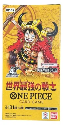 Produktbild von Bandai - TCG One Piece The Worlds Strongest Warriors Booster Box 24 Pcs (Japanese) - Bandai OP-17 - (Spielwaren / Playing Cards)