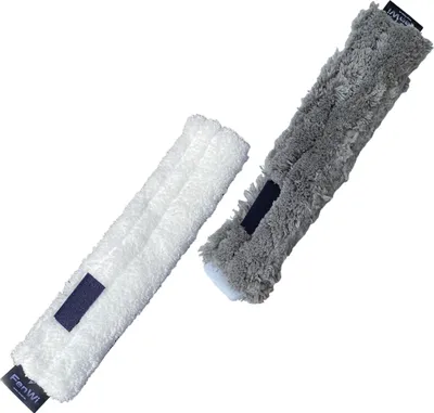Produktbild von FenWi Ersatz-Wischbezug für Profi Kombi-Fensterwischer im 2er-Set I Putzrolle 25/30cm I Mikrofaser Einwaschbezug für Fensterreiniger