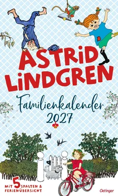 Produktbild von Oetinger Astrid Lindgren Familienkalender 2027
