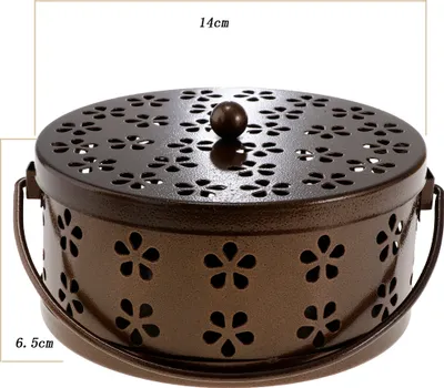 Obrázek produktu pro Spirálový držák na hmyz Mosquito Spiral Container Holder Brown