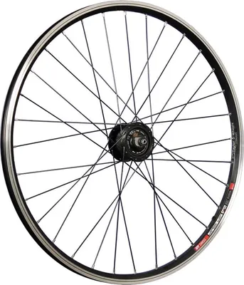 Produktbild von 26 Zoll Vorderrad DT Swiss 535 Hohlkammerfelge Nabendynamo Alfine Disc schwarz