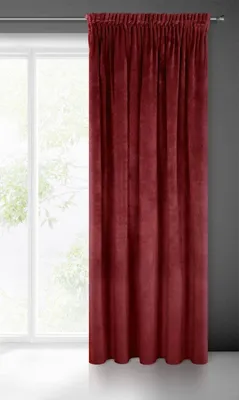 Samtvorhang Bordeaux 140x270 cm, 1 Stück, verdunkelnd