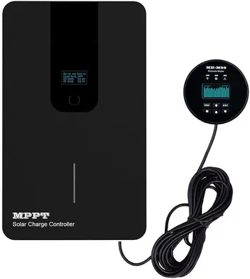Immagine prodotto di Regolatore di carica solare 60A MPPT, da 12V a 48V, con display LCD e ampia compatibilità