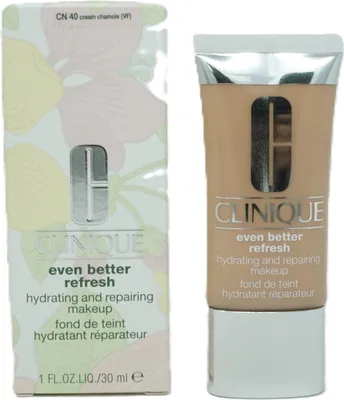 Immagine prodotto di Clinique Even Better Refresh, make-up idratante e riparatore, formato tubetto, crema, ideale per pelli miste, secche e molto secche, idratante, volumizzante, rivitalizzante, levigante, tonalità chiara, effetto fresco