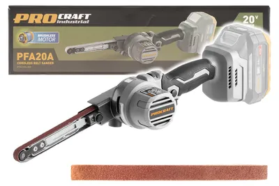 Zdjęcie produktu dla ProCraft Industrial PFA20A-BB Akumulatorowa pilarka taśmowa 20 V 13 x 457 mm Brushless Solo – bez akumulatora, bez ładowarki