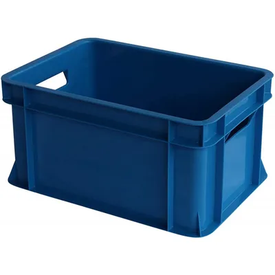 Produktbild von ARTECSIS Midibox Aufbewahrungsbox 29L Transport- und Lagerbox aus stabilem Kunststoff stapelbar, Blau