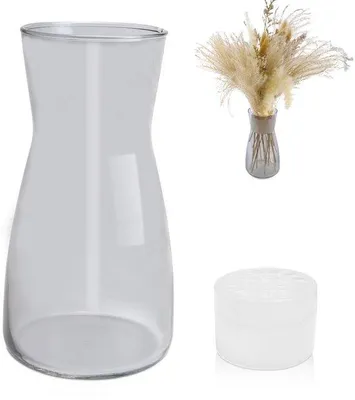 Produktbild von Gläserne Blumenwander für Tischdekoration Rokabraun Dekorative Wandern für Pampasgras Rosen Wandern für Schlafzimmer Wohnzimmer Büro