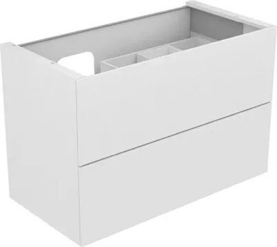 Produktbild von Keuco Waschtischunterbau PLANNING EDITION 11 1050 x 700 x 535 mm, Siphonausschnitt links mit LED-Innenbeleuchtung Weiß