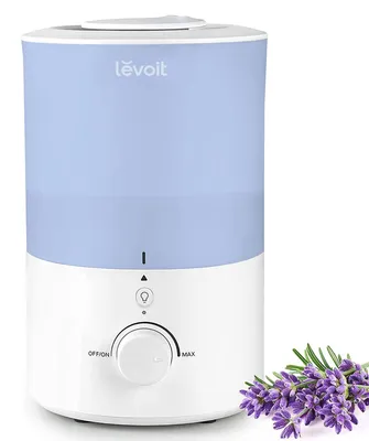 Produktbild von Levoit Raumluftbefeuchter 3L Top-Fill Aroma Diffuser Nachtlicht leise 28dB Blau