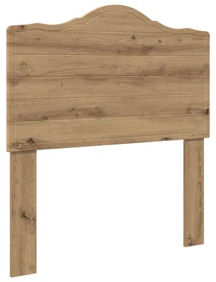 Image de Tête de lit vidaXL en bois composite chêne artisanal