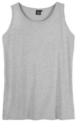 Produktbild von Ahorn Sportswear Achselshirt Übergröße grau melange