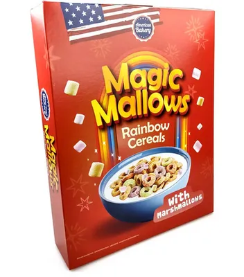 Produktbild von American Bakery - Magic Mallows Rainbow Cereals With Marshmallows 200g
