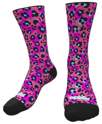 Produktbild von Wabiks Pink Leopard Crew-socken Rosa EU 39-42 Rosa EU 39-42