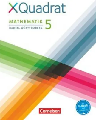 Produktbild von XQuadrat 5. Schuljahr. Schülerbuch Baden-Württemberg