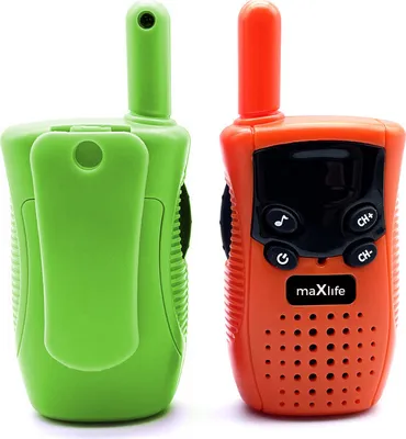 Produktbild von Maxlife Walkie-Talkie-Set MXWT-100 orange-grün
