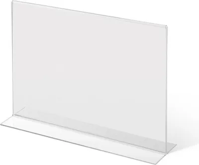 Produktbild von Showdown Displays Acrylaufsteller in T-Form DIN A4 quer