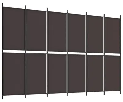 Productafbeelding van Opvouwbare Paravent met 6 Panelen voor Privacy en Decoratie
