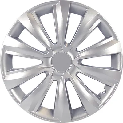 Produktbild von Cartrend Radzierblende Delta 40 cm (16 Zoll) silber 1 Stück