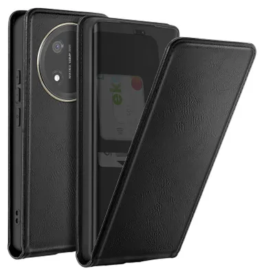 Produktbild von Avizar, Vertikale Klapphülle für Honor Magic 7 Lite Kartenfach, Schwarz