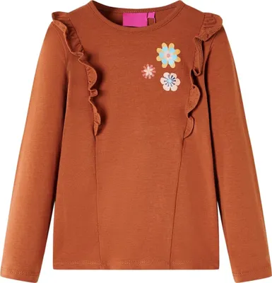 Produktbild von Kinder-Langarmshirt Cognac 116