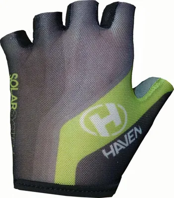 Produktbild von HAVEN Fingerlose Fahrradhandschuhe - SOLAR SHORT - Grün 2XS