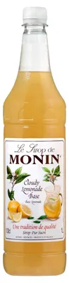 Image de Sirop de Citron Nuageux Monin 1000 ml - Arôme naturel de citron pour cocktails & desserts