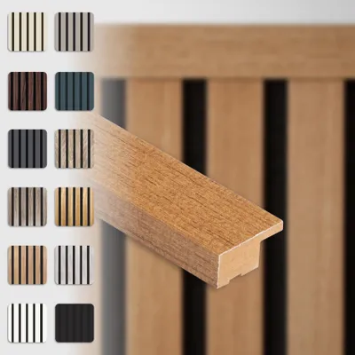 Produktbild von HEXIM Akustikpaneele Zubehör Abschlussleiste Lamellen MDF Wandverkleidung