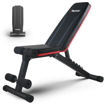 Obrázok produktu pre Nastaviteľná posilovacia lavička – nosnosť 230 kg – legovaná oceľ – multifunkčná fitness lavička