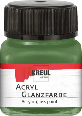 Produktbild von KREUL Acryl Glanzfarbe Olivgrün 20 ml