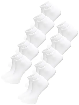Produktbild von Tazzio Herren Sneaker Socken 10er-Pack A906 (Weiß, 39-42)