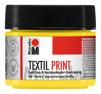 Produktbild von Marabu Textilfarbe "Textil Print" primärgelb 100 ml