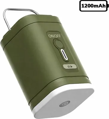 Obrázek produktu pro Dobíjecí vzduchová pumpa s baterkou – USB-C, 1200 mAh