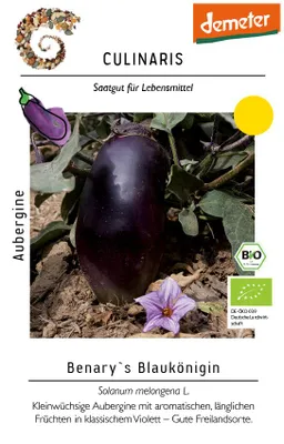 Artikelbild 1 von 'BIO Aubergine Benarys Blaukönigin' aus der Kategorie Auberginensamen