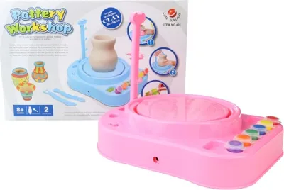 Obrázok produktu pre Hrnčiarsky kruh ružový s adaptérom
