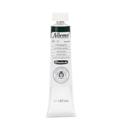 Produktbild von Schmincke 120ml Norma Professional Phthalogruen Öl 11 500 012