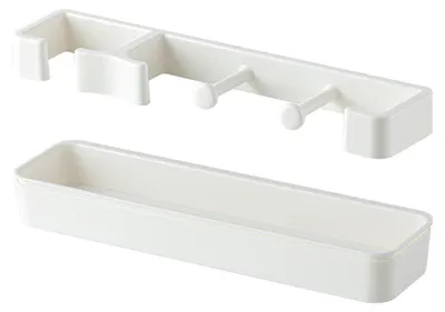 Produktbild von Schirmständer mit integrierter Abtropfbox und Wandhalterung für Regenschirme zur Entwässerung und zum Auslaufenlassen von Wasser – ideal für Zuhause
