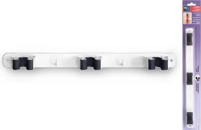 Image de Support pour 3 balais blancs - Inofix