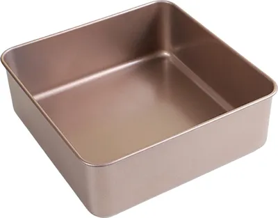 Produktbild von Antihaftbeschichtete Kuchenform aus Kohlenstoffstahl, leicht zu reinigen, glatte Oberfläche zum Backen und Braten, robuste rechteckige Backform (25 cm) für DIY-Kochprojekte