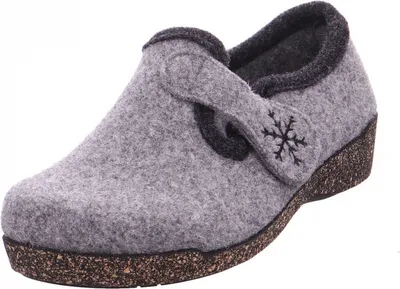 Produktbild von Fischer Markenschuhe Damen Hausschuh in Grau, Größe 39