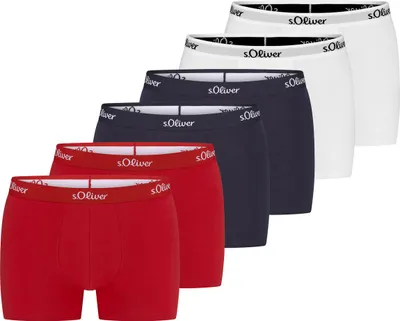 Produktbild von s.Oliver 6er Pack Basic Retro Short / Pant Hipster aus elastischem Jersey, Hoher Tragekomfort, Bund mit Logo-Schriftzug