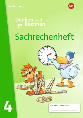 Produktbild von Denken und Rechnen 4. Zusatzmaterialien. Sachrechenheft