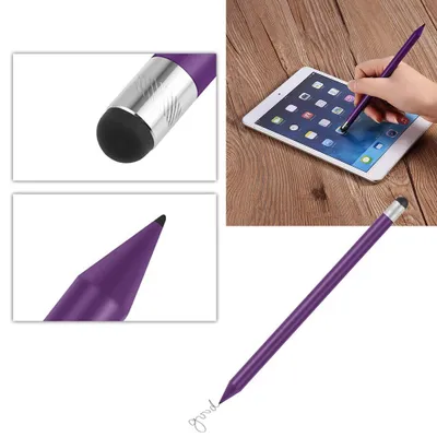 Produktbild von Kapazitiver Ersatz-Touchscreen-Eingabestift für iPhone/Blackberry/HTC. Lila