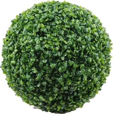 Produktbild von Buchsbaumkugel 8 bis 35cm Buchsbaum Kugel grün künstlicher Buchsbaum Buxus, Größe:Ø 20cm